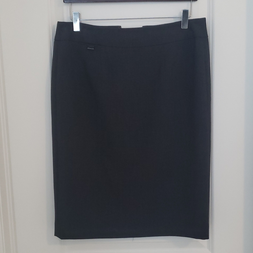 Gray Calvin Klein pencil skirt